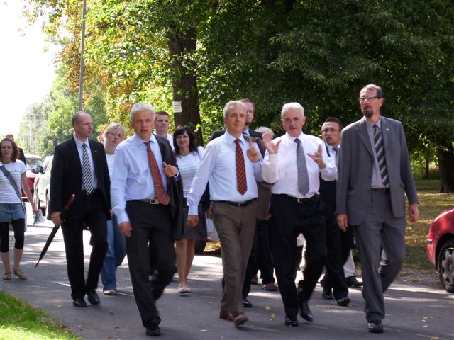 Beim Rundgang durch Delitzsch