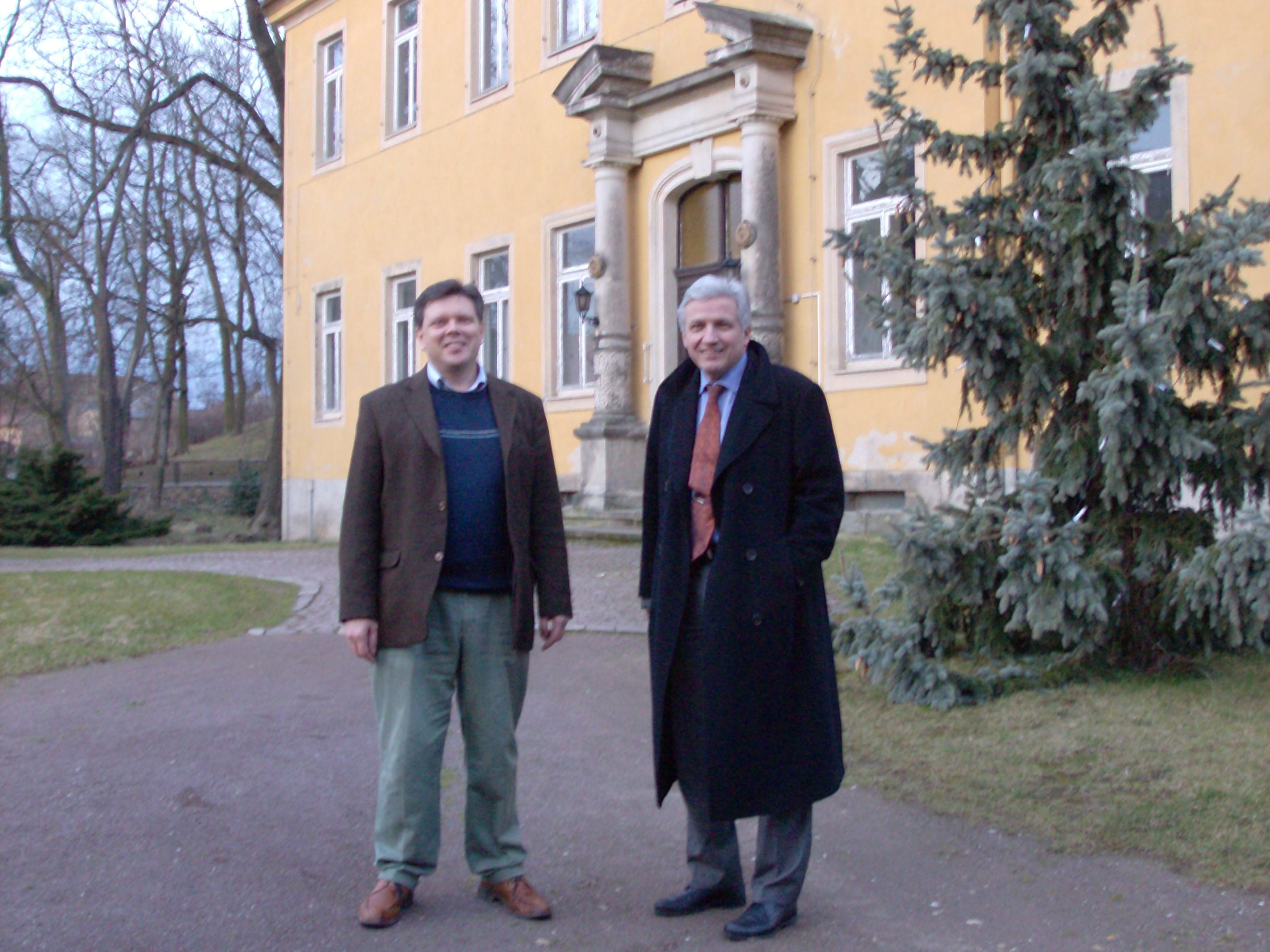 Manfred Kolbe MdB mit Brlns Schloherr Roderick Hinkel