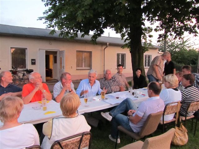 Manfred Kolbe beim Sommerfest des CDU Stadtverbandes Schkeuditz