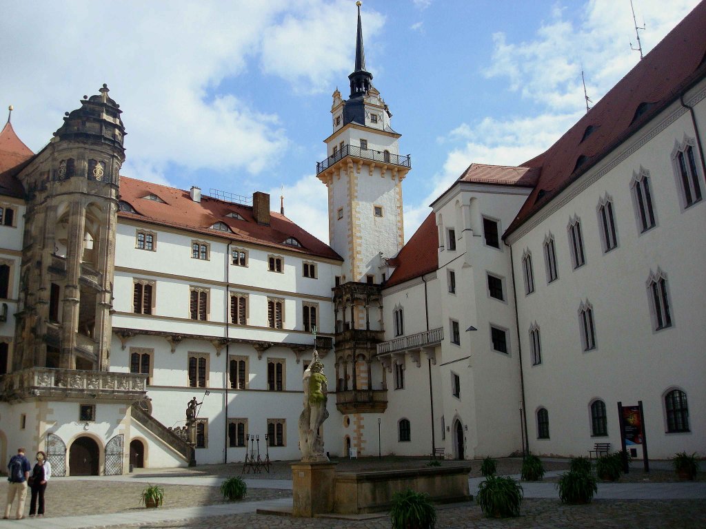 Innenhof von Schlo Hartenfels (Quelle: www.staedte-fotos.de)